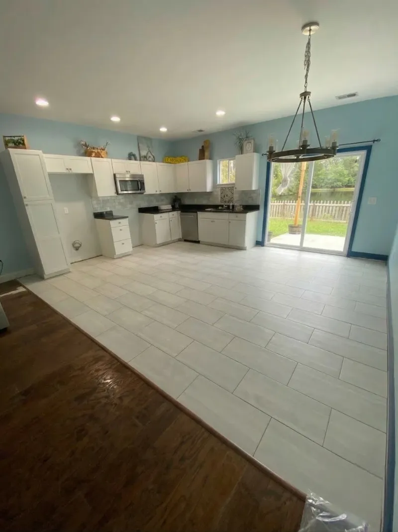 Flooring transformation — after